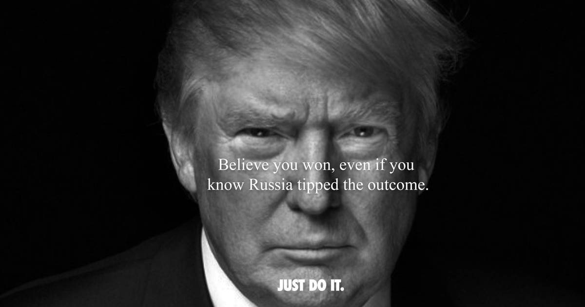 martelen Onbevreesd Ontwapening Sen. Jeff Merkley Wrote His Own Parody of the Nike “Just Do It”  Campaign—Starring President Trump