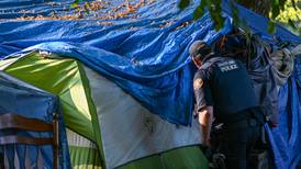 Homeless Camp at Laurelhurst Park Swept on Thursday Morning With Little Conflict