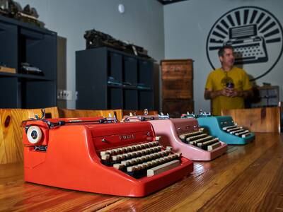 Antony Valoppi Once Threw a Typewriter at a Teacher. Now He Owns a Shop Dedicated to Them.