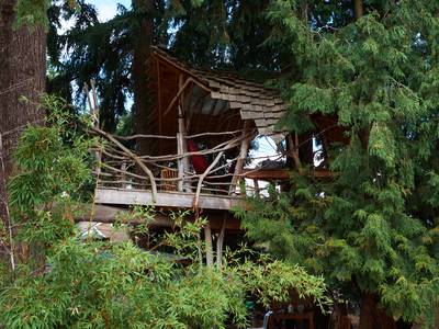 Portland’s Best Treehouse Looks Like a Set Piece from “Lord of the Rings”