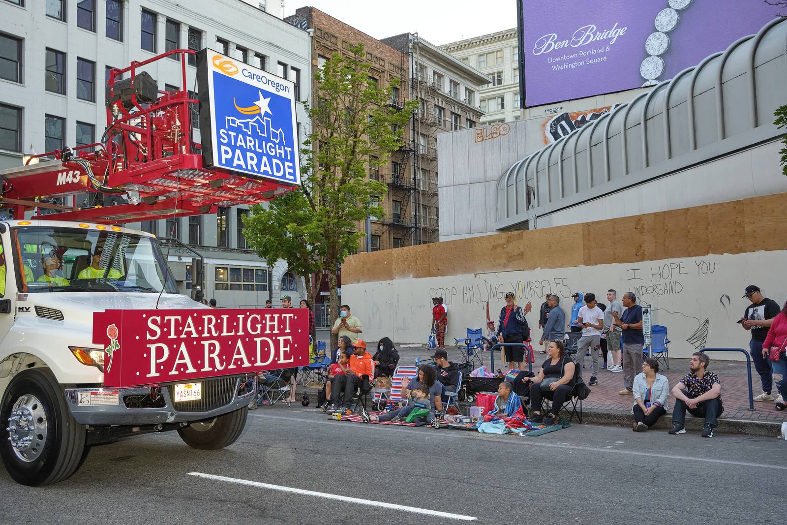 On the Night of the Starlight Parade, Portland’s Downtown Was Again