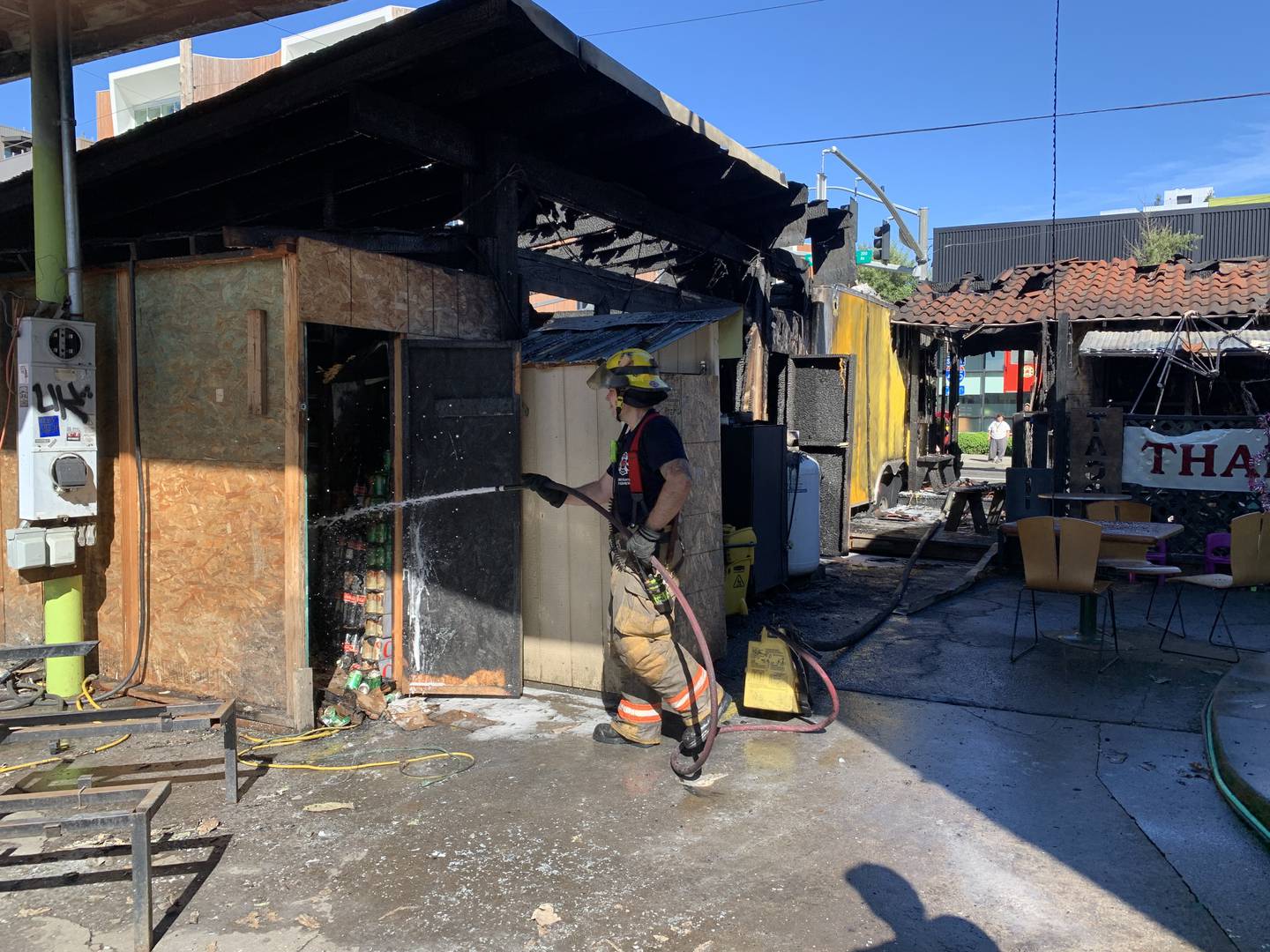 Two North Portland Meals Carts Go Up in Flames Sunday Afternoon