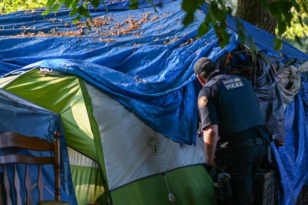 Next Month, Portland Police Can Arrest People Camping Who Refuse Shelter