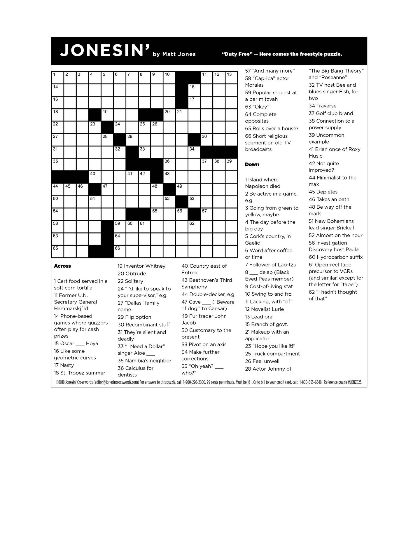 We re Very Sorry About the Crossword Puzzle This Week Print This Out