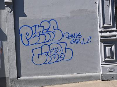 Portland’s Favorite Graffiti Tag Is Penis Girl.