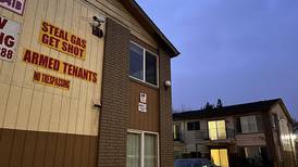 What Is the Deal With the Northeast Portland Apartment Signs Saying “Steal Gas, Get Shot”?