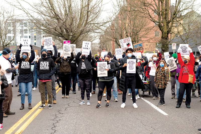Photos MLK Day March Organized by Don’t Shoot Portland